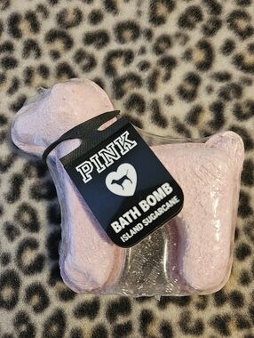 Victoria's Secret PINK Dog Shaped Bath Bomb - Island Sugarcane - NIP